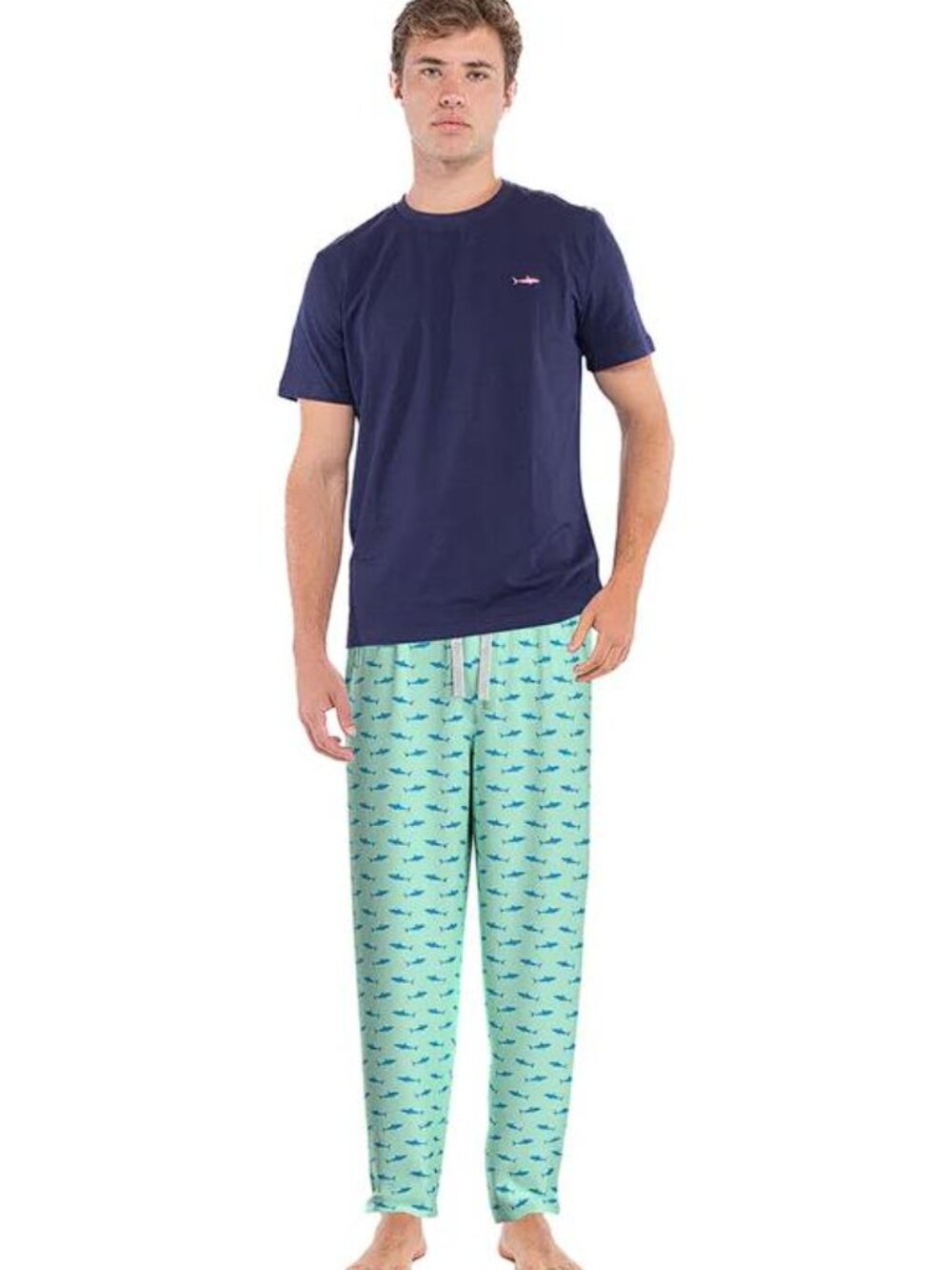 BERMIES Men's Great White Pijama Pants Size M